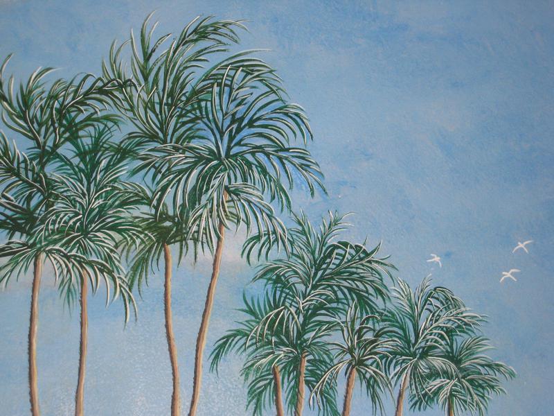 Hawaii Mural, Mural, Seascape Mural, Ocean Mural, Newbury Park, Custom Mural,