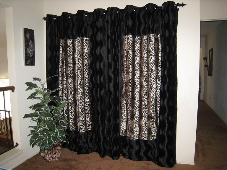 Office Loft, Interior Design, Office, Animal Print, Drapes